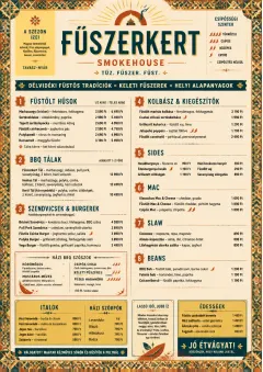Spice Market Bold menu template preview