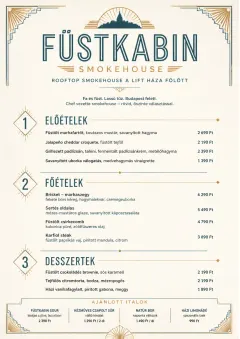 Chef Carte Brève menu template preview