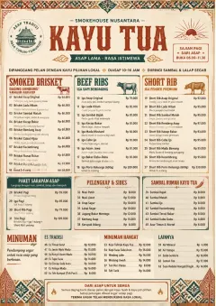 Heritage Tradition menu template preview