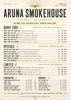 Fine Regional menu template preview