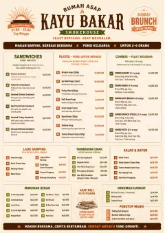 Family Style Feast menu template preview