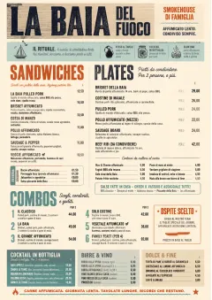 Family Style Feast menu template preview