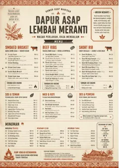 Heritage Tradition menu template preview