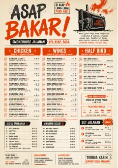 Street Stall Energy menu template preview