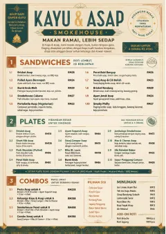 Family Style Feast menu template preview
