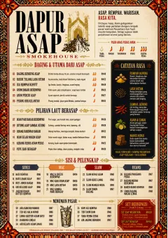 Spice Market Bold menu template preview