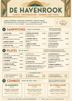 Family Style Feast menu template preview