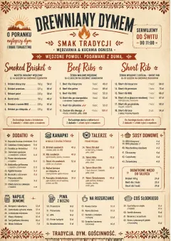 Heritage Tradition menu template preview