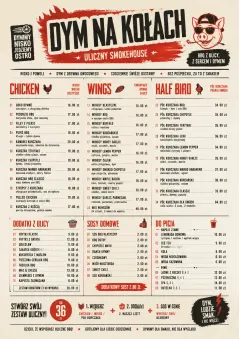 Street Stall Energy menu template preview