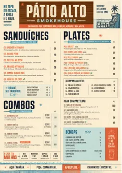 Family Style Feast menu template preview