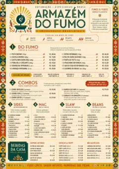Spice Market Bold menu template preview
