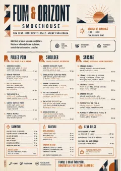 Modern Fusion menu template preview