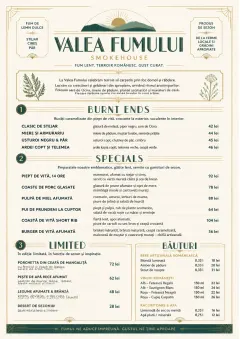 Fine Regional menu template preview