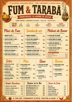 Spice Market Bold menu template preview