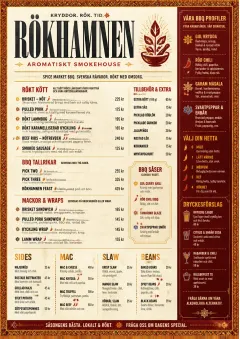 Spice Market Bold menu template preview