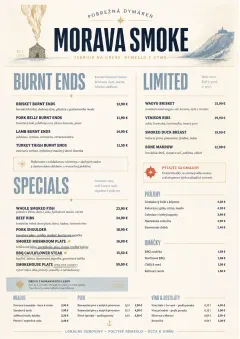 Fine Regional menu template preview