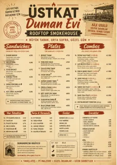 Family Style Feast menu template preview