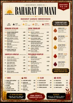 Spice Market Bold menu template preview