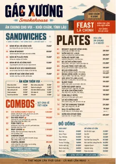 Family Style Feast menu template preview