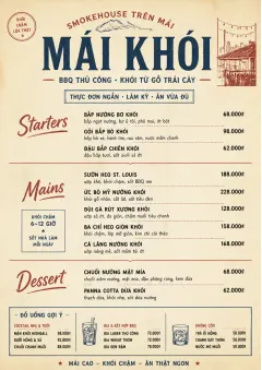 Chef Carte Brève menu template preview