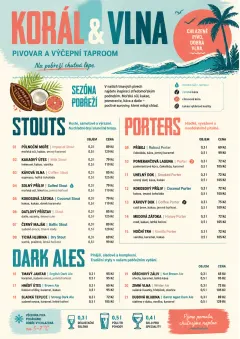 Tropical Refresh menu template preview