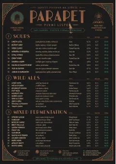 Speakeasy Spirits menu template preview