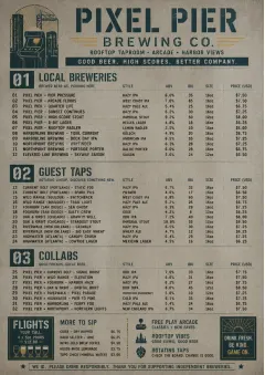 Industrial Craft menu template preview