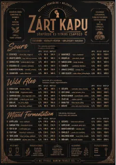 Speakeasy Spirits menu template preview