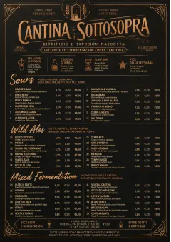 Speakeasy Spirits menu template preview