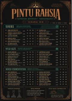Speakeasy Spirits menu template preview