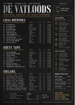 Industrial Craft menu template preview