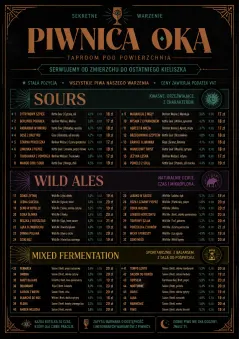 Speakeasy Spirits menu template preview