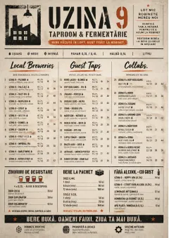 Industrial Craft menu template preview