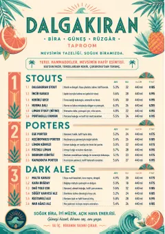 Tropical Refresh menu template preview