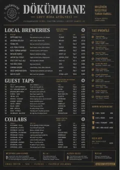 Industrial Craft menu template preview