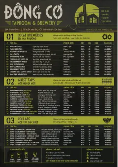 Industrial Craft menu template preview