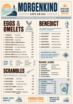 Sunrise Classic menu template preview