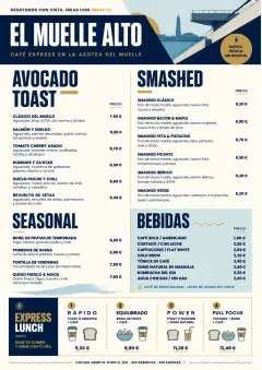 Power Lunch menu template preview