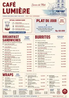 Bistro Midi menu template preview
