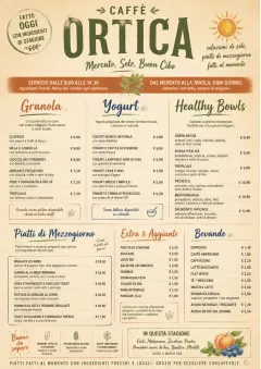 Market Fresh Midday menu template preview