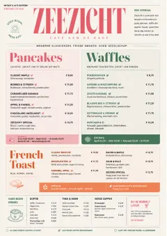 Modern Brunch Editorial menu template preview
