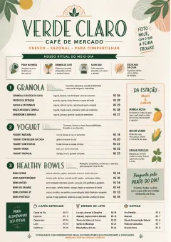 Market Fresh Midday menu template preview