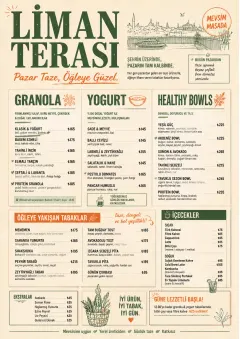 Market Fresh Midday menu template preview