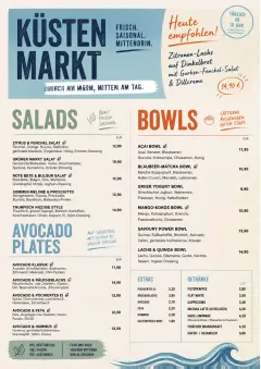 Market Fresh Midday menu template preview