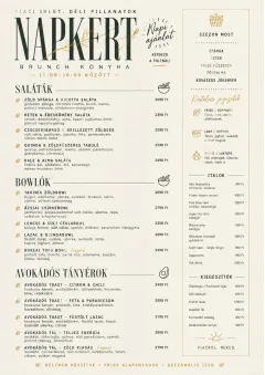 Market Fresh Midday menu template preview