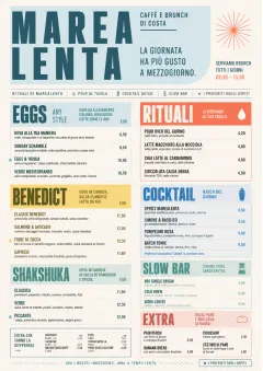 Modern Brunch Editorial menu template preview