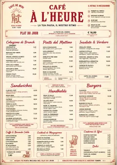 Bistro Midi menu template preview
