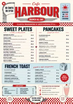 Diner Comfort menu template preview