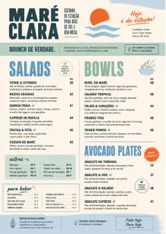 Market Fresh Midday menu template preview