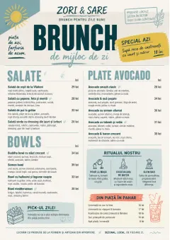 Market Fresh Midday menu template preview